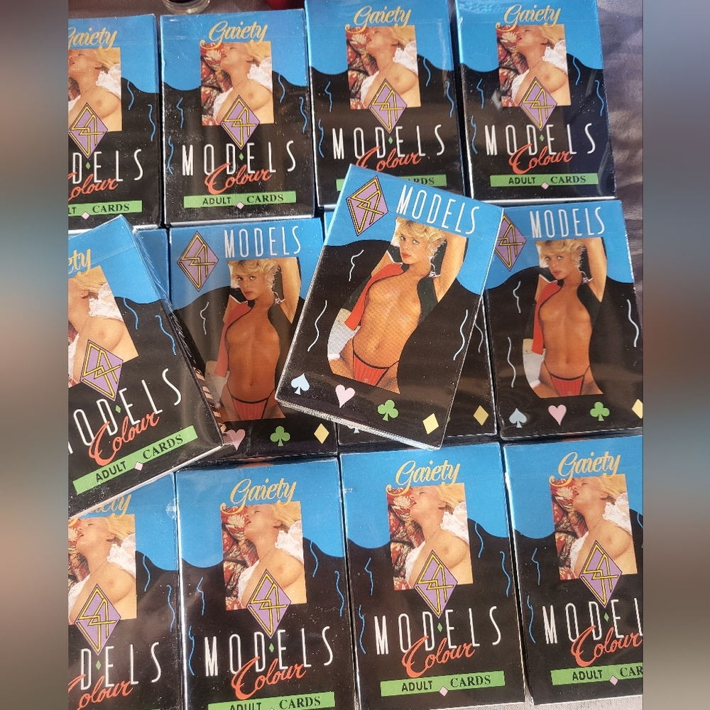 Adult playing card decks 17 pcs sealed included for price.